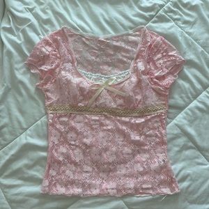 milkmaid lace top